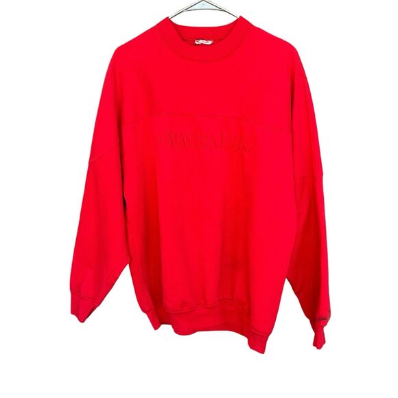 Niagara Falls Sweatshirt Adult Extra Large Red Canadian Crewneck Embroidered - Picture 1 of 9